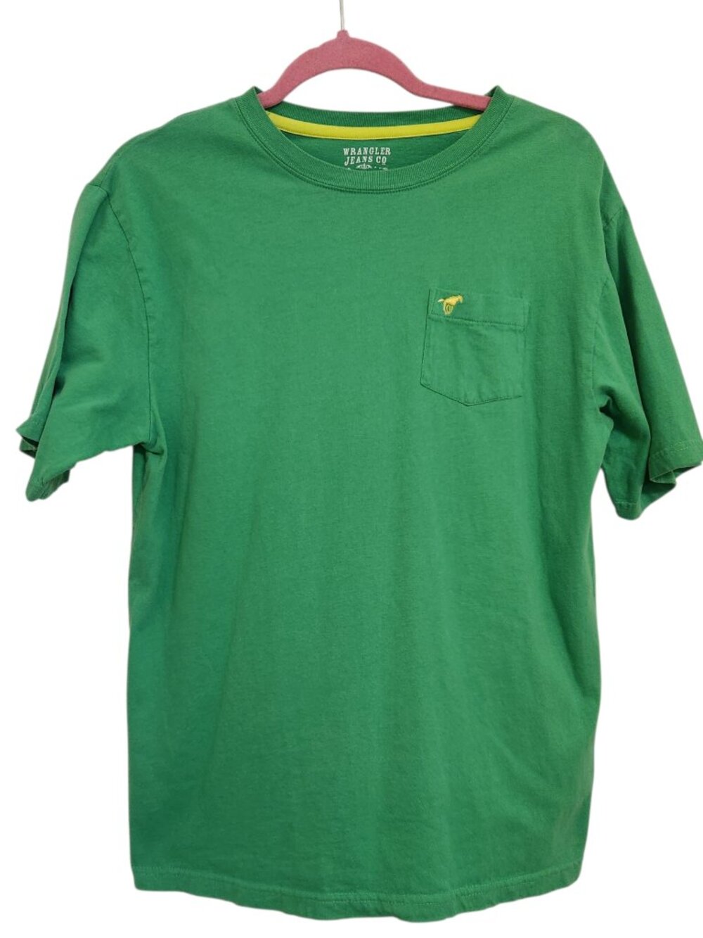 Wrangler Jeans Co Hunter Green T-Shirt Size XXL (18)
